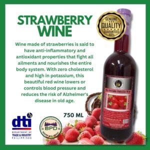 Strawberry wine